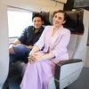 Chelsea Islan Naik Kereta Api Bareng Suami