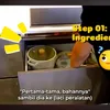 Rak penyimpanan dapur Maudy Ayunda