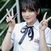 Potret Davina Karamoy pakai seragam SMA