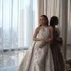 Detail Gaun Pengantin Mahalini