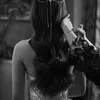 Detail Gaun Pengantin Mahalini