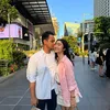 Pose romantis Febby Rastanty dan suami