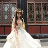Fuji, pakai hanfu, China, jalan-jalan, penampilan