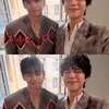 V BTS Foto Bareng Suzy di Event CELINE Paris