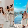 Gaya kondangan artis dan anak 