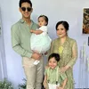 Gaya kondangan artis dan anak 