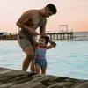 Xarena anak Sibad Krisjiana Main di pantai