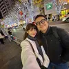 Gilang Dirga dan Adiezty Fersa Liburan ke Jepang