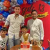 Gunawan Dwi Cahyo bersama anak 