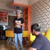 Gunawan Dwi Cahyo bersama anak 