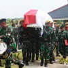 Hotma Sitompul Dimakamkan Secara Militer