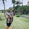 Indah Permatasari Anak Bali Liburan Arie Kriting