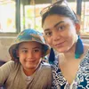 Thalit Latief bersama anak