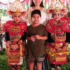 Thalit Latief bersama anak