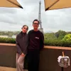 Ussy Sulistiawaty dan Andhika Pratama di Paris