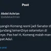 Komeng Foto DPD Pemilu Senayan