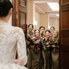 Lesti jadi bridesmaid di pernikahan Valerie Tifanka