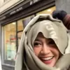 Mahalini Cosplay Gaya Hijab Putri Delina