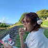 Nadin Amizah pakai yukata