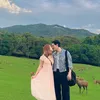 Nadin Amizah dan sang suami bulan madu