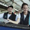 Nadine dan Dimas kumpulin sampah