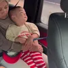 Nagita Slavina Tidur Mangap di Mobil