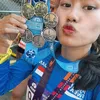 Potret Namira Adjani jadi Six Star Finisher Perempuan Termuda Indonesia
