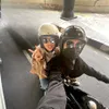 Natasha Rizky Dibonceng Moge