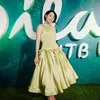 Niken Anjani tampil dress hijau