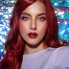 Tasya Farasya Rambut Merah