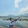 Prilly Lauconsina memancing