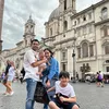 Raffi Ahmad bareng Rafathar dan Rayyanza