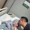 Potret Raffi Ahmad dan Nagita Slavina temani Amy Qanita di rumah sakit