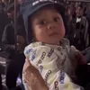 Rizky Bllar Momong Anak Lesti manggung