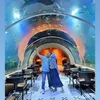 Sahrul Gunawan dan Dine Mutiara bulan madu