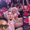Sarah Menzel di Acara Akikah Baby Azura