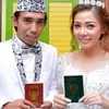 Artis Nikah di KUA Eros Armand Suhay Vebby Palwinta