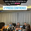 Tasyi Athasyia pasca konferensi pers