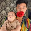 Ammar Zoni Gendong Baby Air