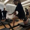 aksi lucu Uus Jajal Pilates
