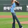 Wendy Red Velvet First Pitch