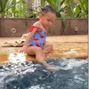 Momen Gemas Baby Claire Belajar renang