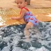 Momen Gemas Baby Claire Belajar renang