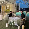 makan malam romantis Titi Kamal - Christian Sugiono