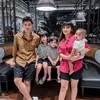 Aditya Suryo Bareng Istri dan 3 Anaknya