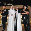 Halloween Agnez Mo dan Adam Rosyadi