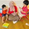 anak kembar april jasmine ustaz solmed