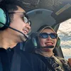 Angga Wijaya Istri Liburan Helikopter