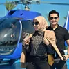 Angga Wijaya Istri Liburan Helikopter