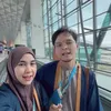 Potret Anisa Rahma dan Anandito Dwis pamit umroh kepada anak-anak